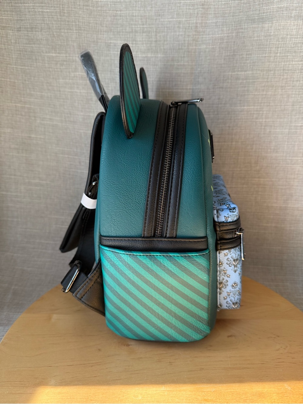 Loungefly Disney Parks Mickey Mouse The Main Attraction Haunted Mansion Backpack - Picture 4 of 16